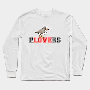 Birdorable Plovers Love Cute Cartoon Bird Design Long Sleeve T-Shirt